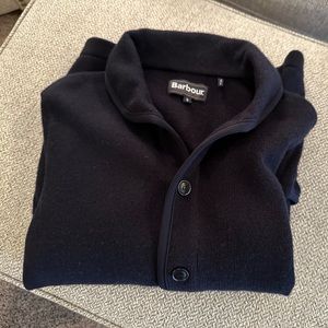 Barbour Wool Cardigan button up size small